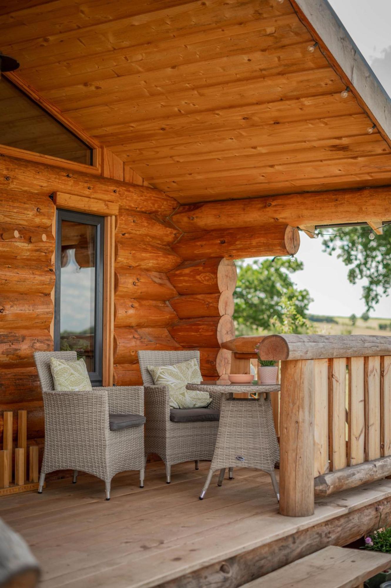 Rowan - Tedstone Log Cabins Bromyard Exterior photo